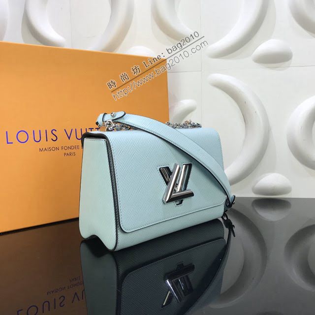 LOUIS VUITTON專櫃新款包包 路易威登Twist中號手袋 LV波浪手提肩背斜挎鏈條女包  ydh4015